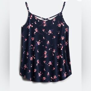 Lattice Back Knit Tank Top